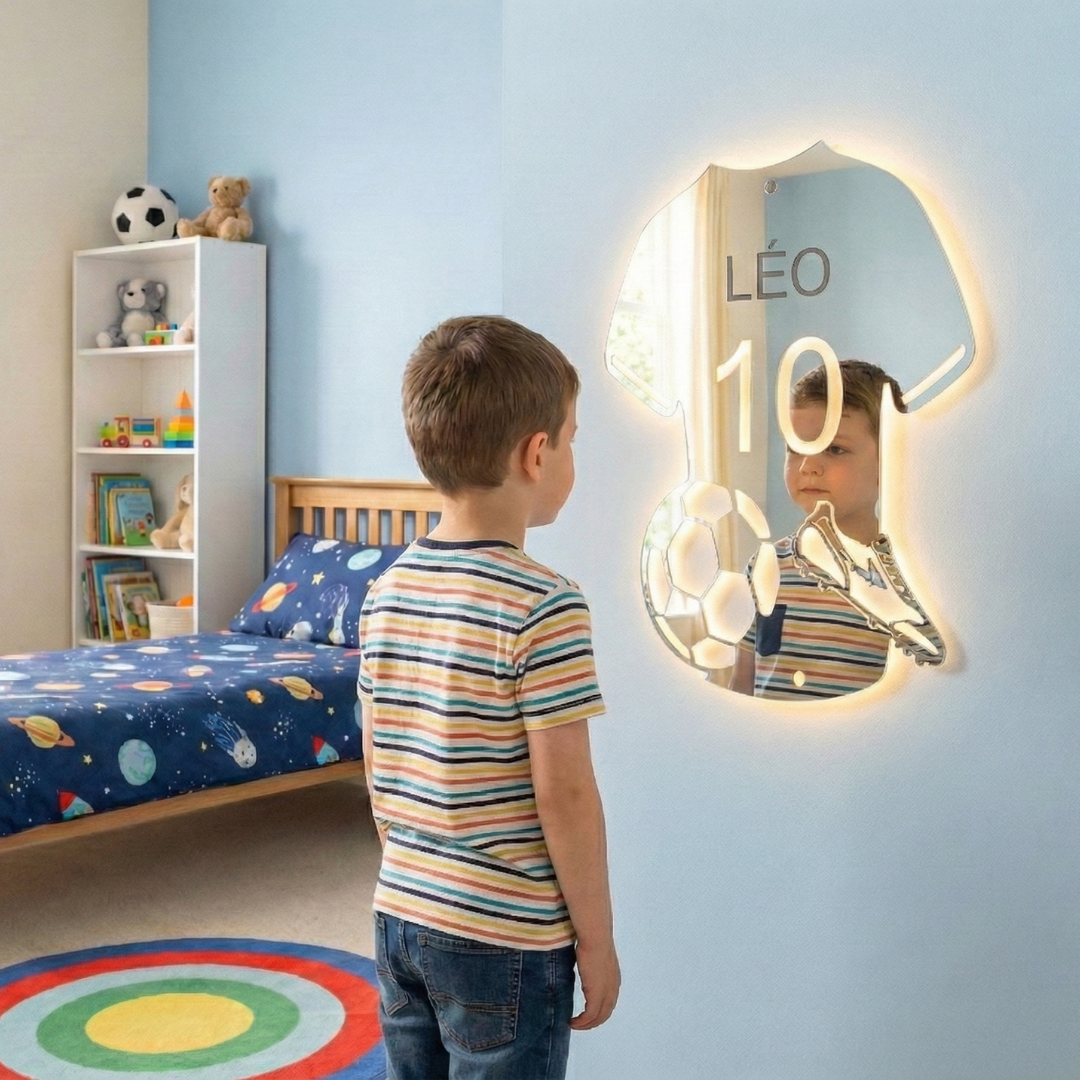 Specchio da calcio personalizzato