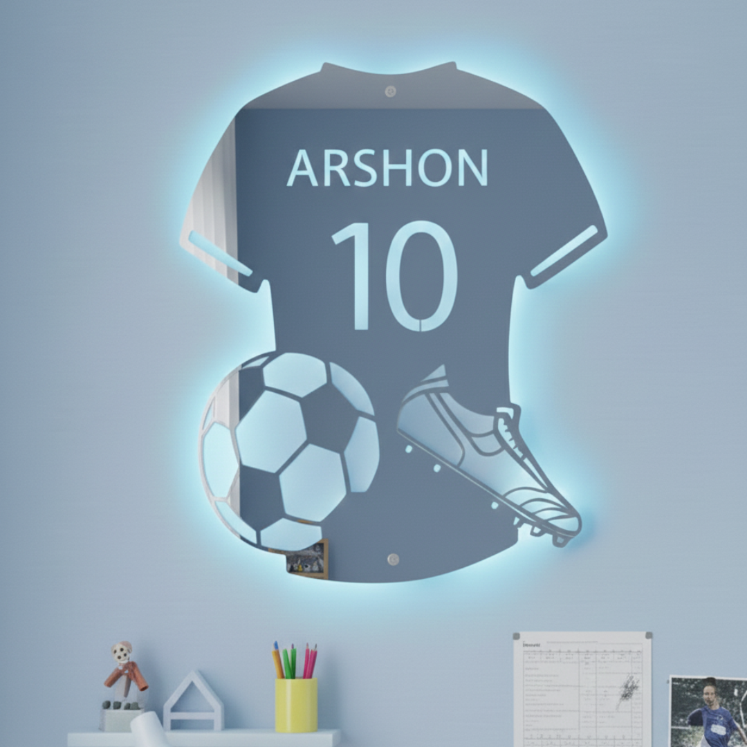 Specchio da calcio personalizzato